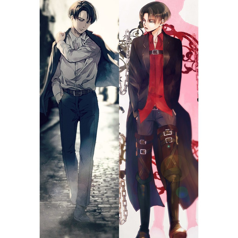 بالش طرح انیمه Attack on Titan مدل Levi Ackerman
