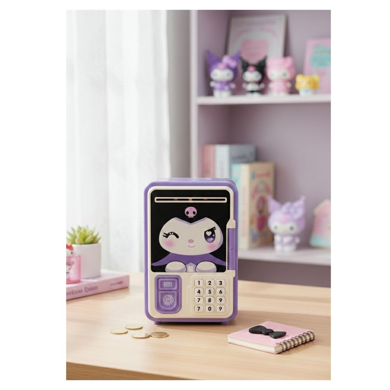اسباب بازی مدل گاو صندوق طرح کرومی کد KUROMI SAFE BOX1
