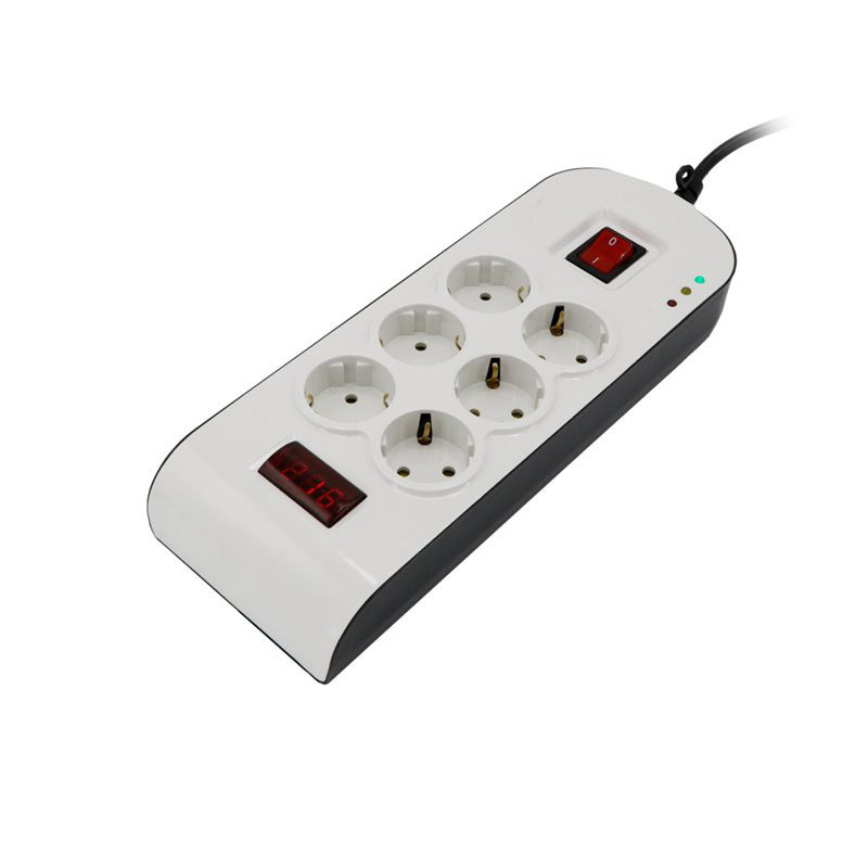 محافظ ولتاژ پارت الکتریک مدل شش خانه کد P8794