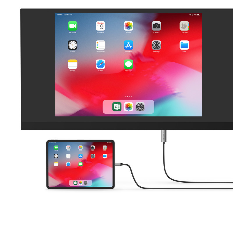 کابل تبدیل USB-C به HDMI لنشن مدل CU-707H NA 4K 60HZطول 1.8متر