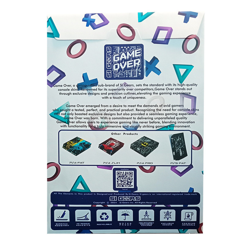 برچسب کنسول پلی استیشن 5 اسلیم طرح رد دد مدل SKIN SLIM PS504 REDDEAD