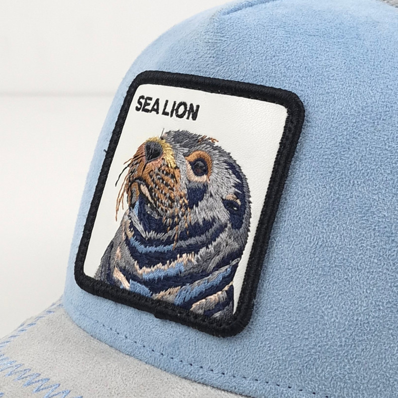 کلاه کپ گورین براز مدل پشت تور طرح SEA LION کد4080