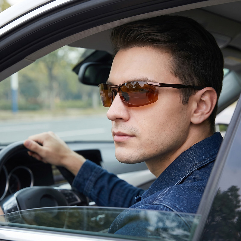 عینک ورزشی مدل 8179 Polarized Metal مناسب برای انواع ورزش‌ها