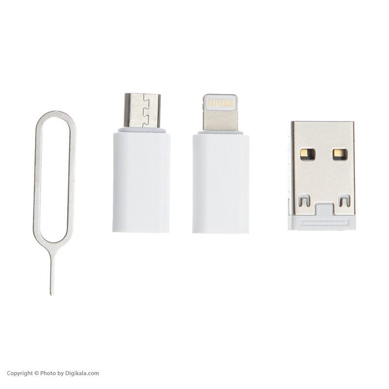 کابل تبدیل USB-C به USB-C  لایتنینگ  USB  micro USB تسکو مدل TCRA 1500 طول 0.22 متر
