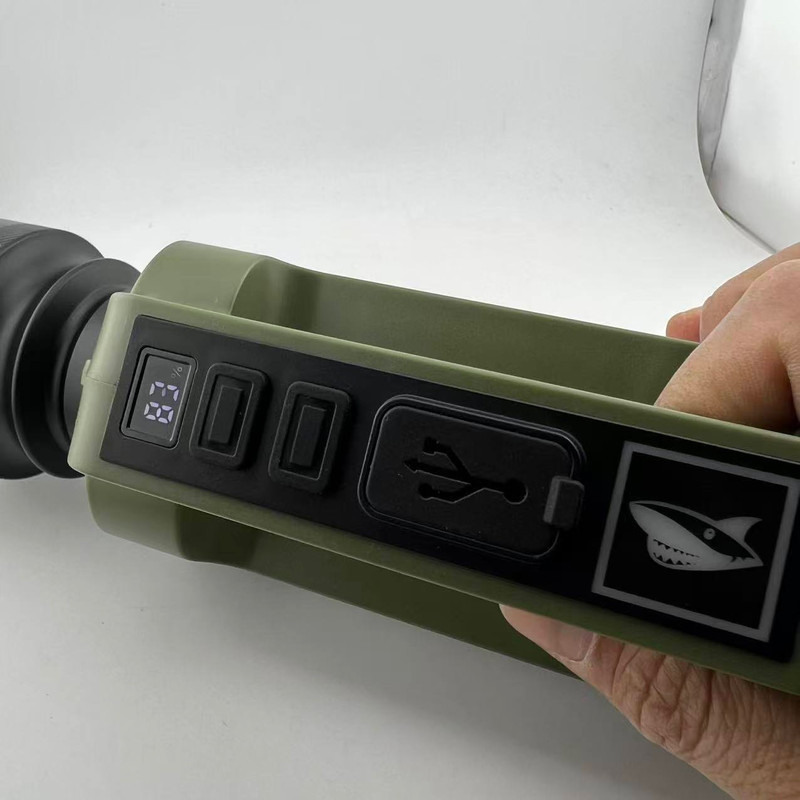 نورافکن دستی اسمایلینگ شارک مدل ST-5130A با نور مهتابی