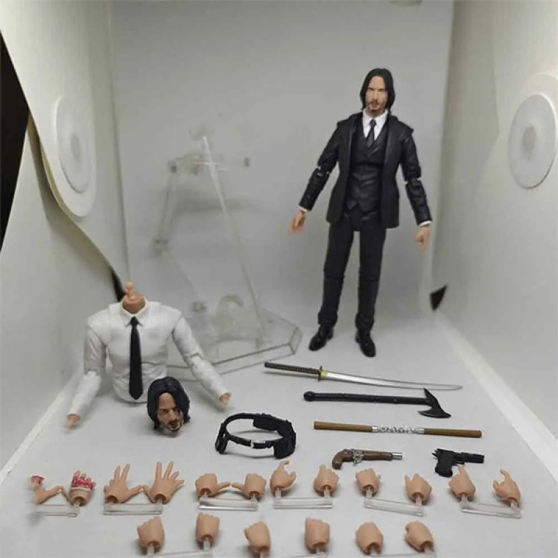 اکشن فیگور مافکس مدل جان ویک John Wick Chapter 4 ارتفاع 16 سانتی‌متر