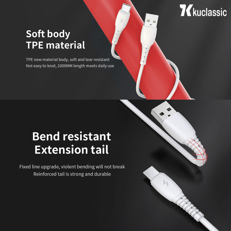 شارژر فندکی 18 وات کوکلاسیک مدل D-20 به همراه کابل تبدیل USB-C