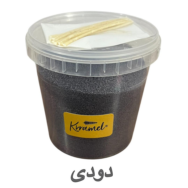 شمع کارامل مدل پودری