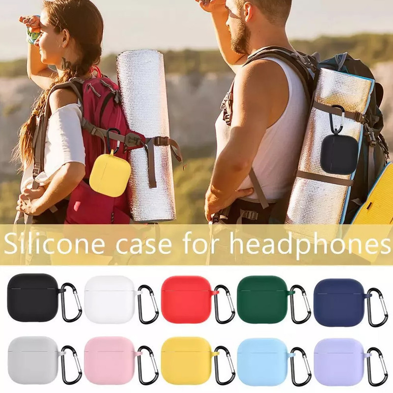 کاور گلستیک مدل Silicon GL مناسب برای کیس اپل AirPods 4