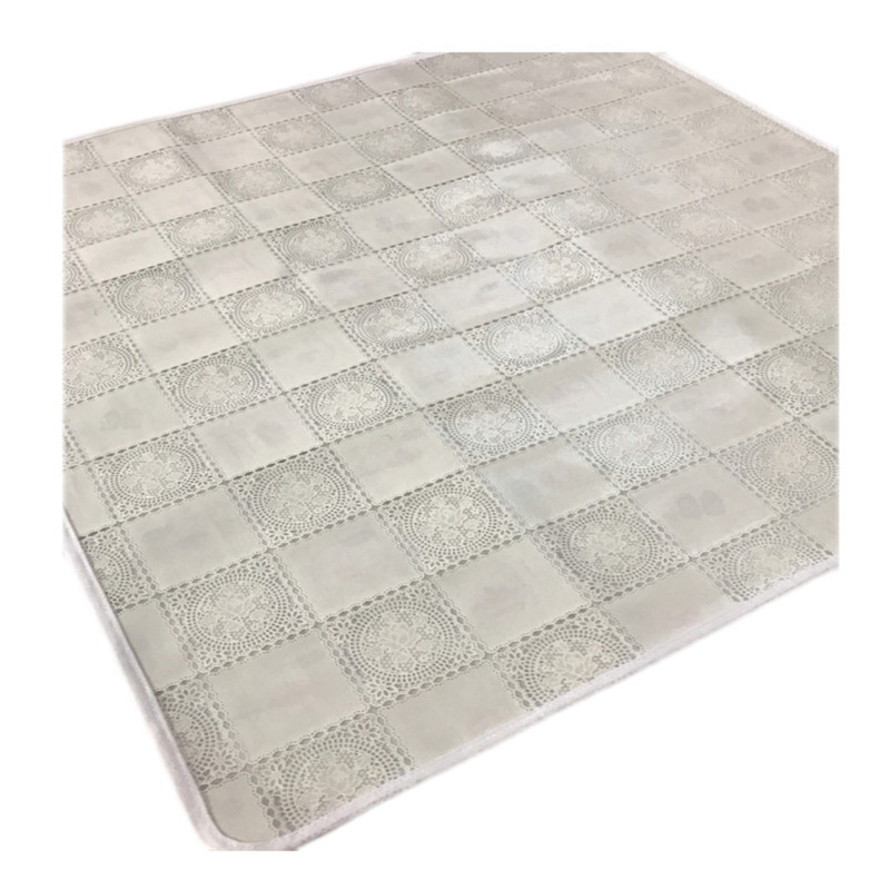 سفره 8 نفره مدل رویال طرح گیپور سایز 140×140 سانتی متر کد 04