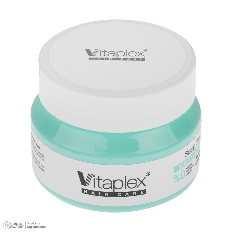 ماسک اسکراب مو ویتاپلکس مدل Scalp Care مناسب برای موهای چرب و دارای شوره وزن 295 گرم