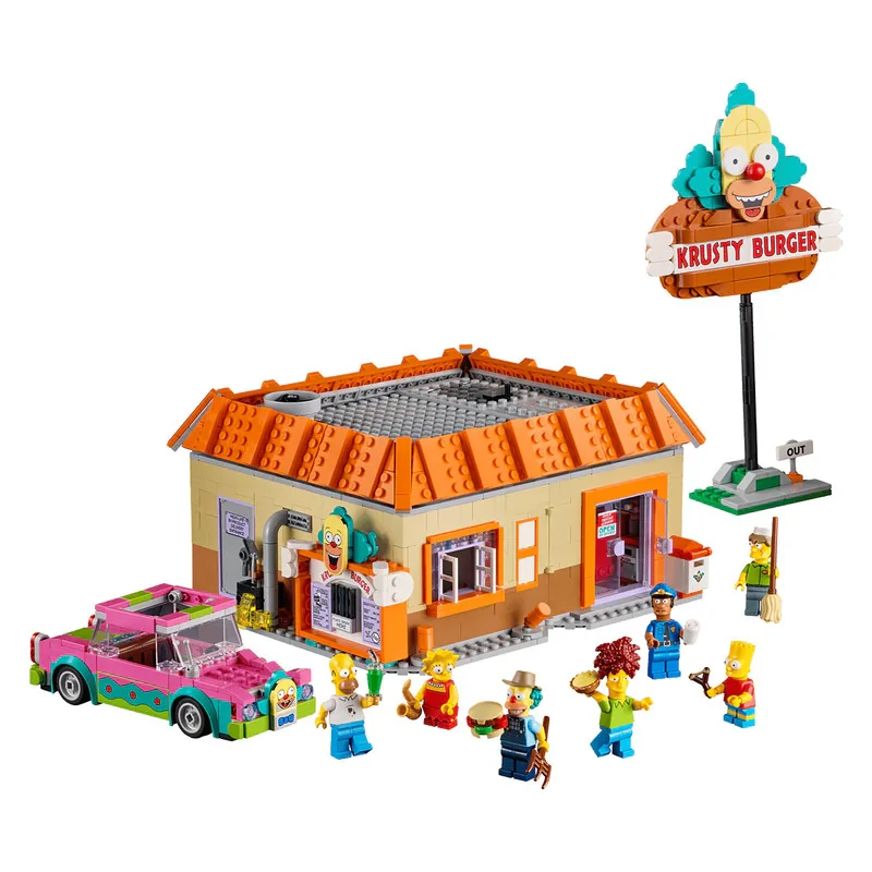 لگو 1635 تکه سری Icons مدل The Simpsons: Krusty Burger کد 10352