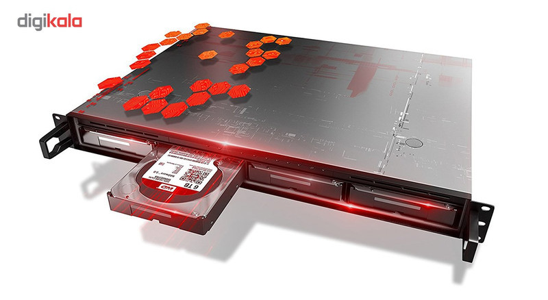 هارددیسک اینترنال وسترن دیجیتال مدل Red WD60EFRX ظرفیت 6 ترابایت