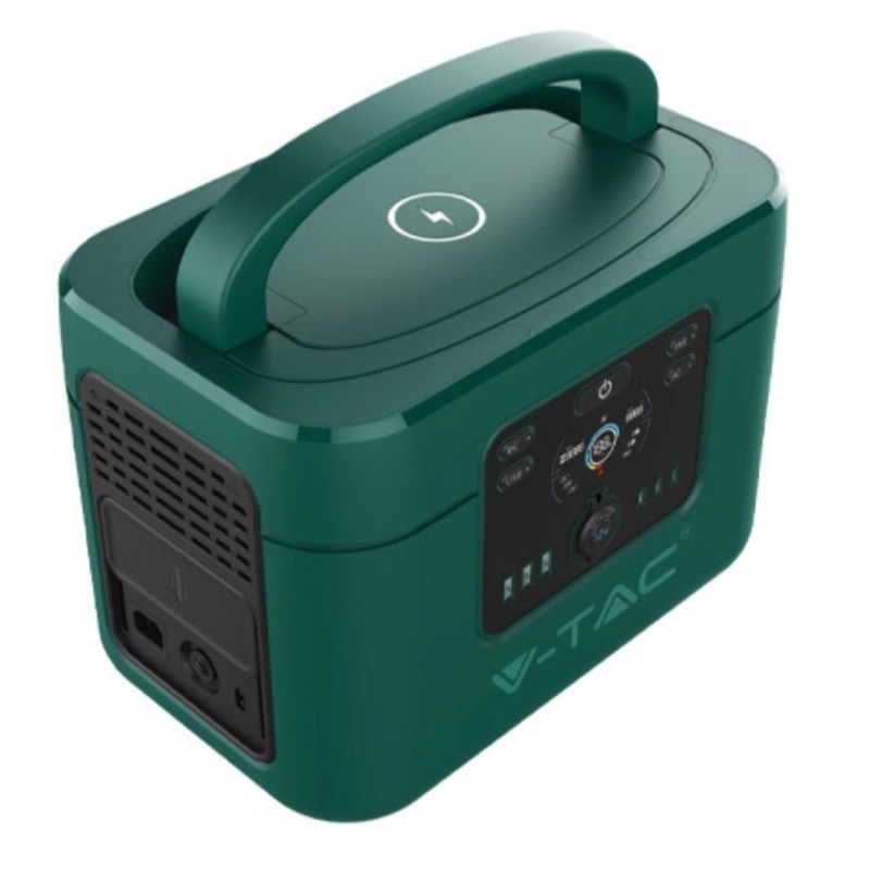 پاور استیشن قابل حمل V-TAC 1000W مدل VT-1001 با ظرفیت باتری ۳۲۸ هزار میلی آمپر ساعت