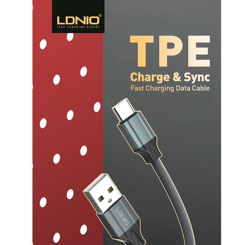 کابل تبدیل USB به USB-C الدینیو مدل LS441 01pl طول 1 متر