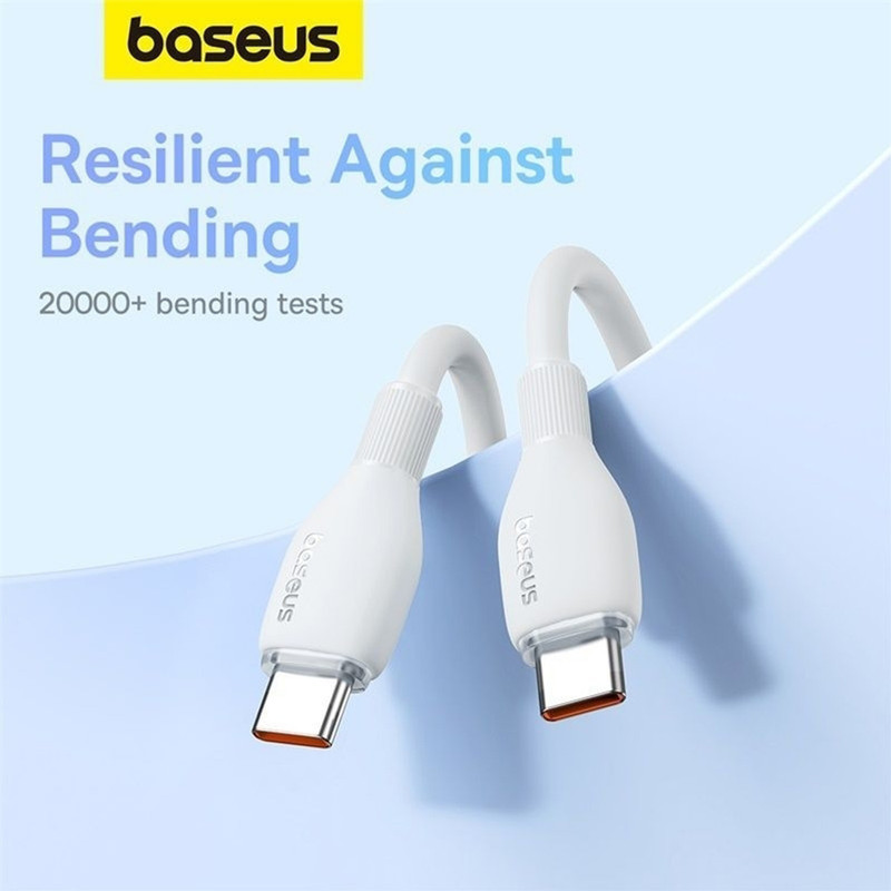 کابل USB-C بیسوس مدل Pudding Series P10355702221-B2 طول 2 متر