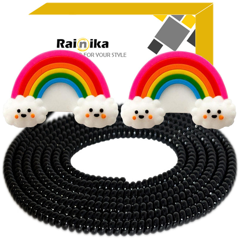 محافظ کابل شارژ و هندزفری رینیکا مدل Rainbow KK 03 مجموعه 3 عددی