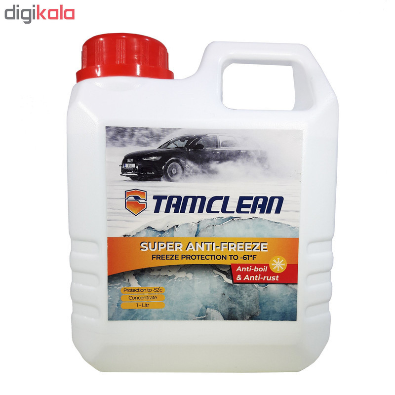 ضدیخ و ضدجوش خودرو تام کلین مدل TC-SAF1000Cحجم 1000 میلی لیتر