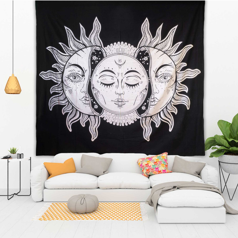 روتختی دو نفره مدل سنتی هندی کد 509 سایز 220x200 سانتی‌متر