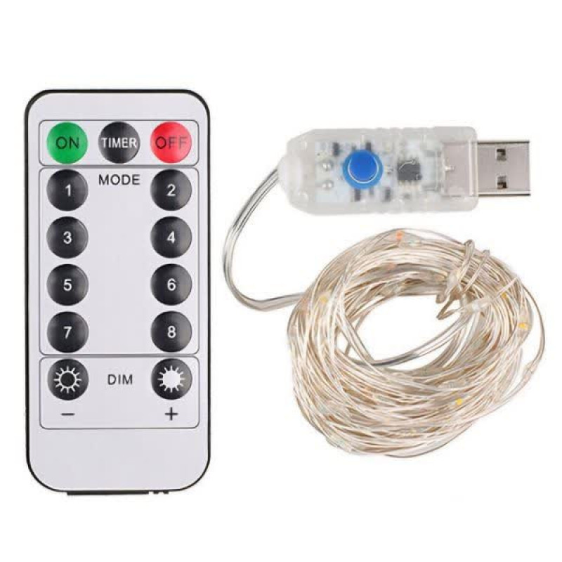 ریسه ال ای دی مدل مفتولی USB دار کد 345 طول 5 متر