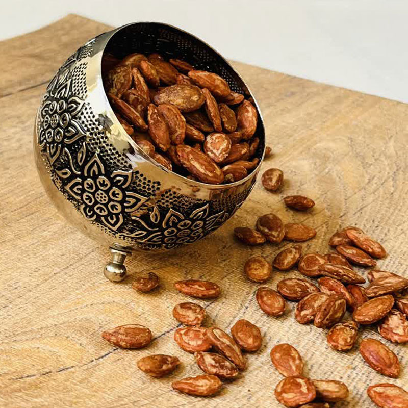 کاسه مسی مدل گوی سه پایه کد ZH245.6