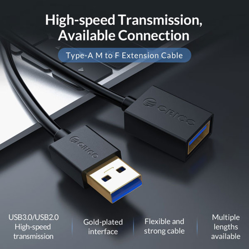 کابل افزایش طول USB 3.0 اوریکو مدل U3-MAA01 طول 2 متر