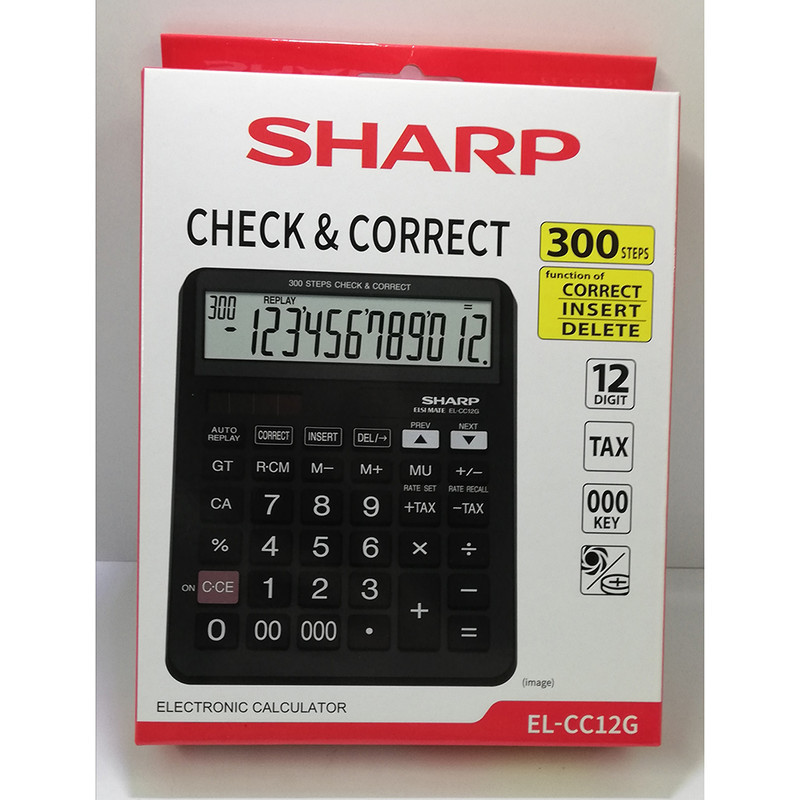 ماشین حساب شارپ مدل EL-CC12G