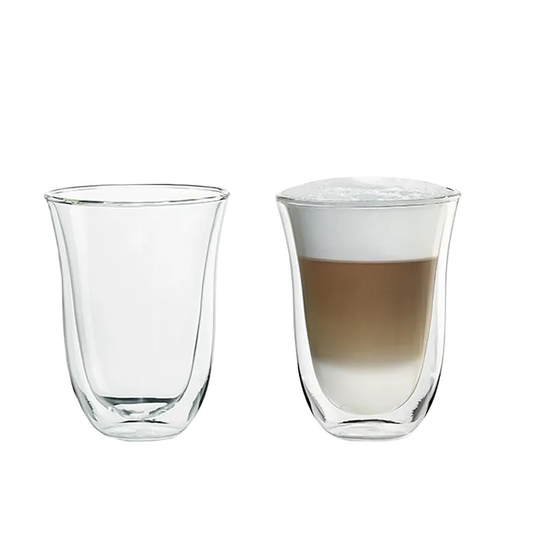 فنجان دلونگی مدل دوجداره  Latte Macchiato کد DLSC312 مجموعه 2 عددی