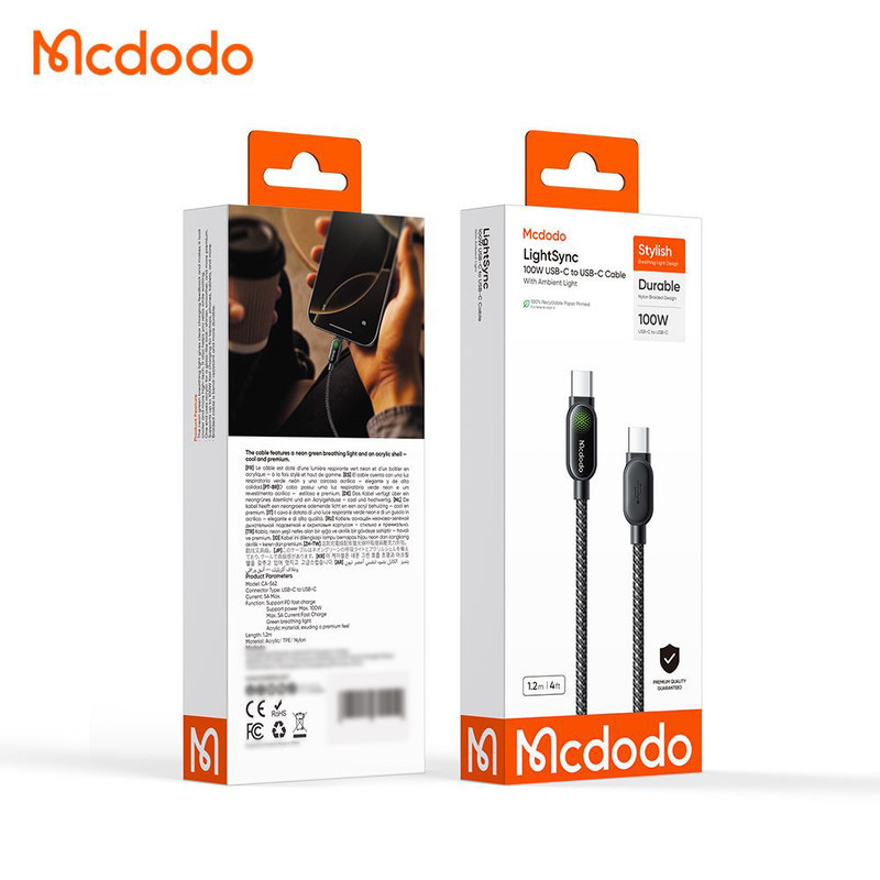 کابل USB-C مک دودو مدل CA-562 طول 1.2 متر