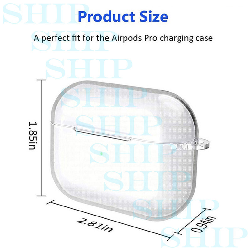 کاور شیپ مدل Clear-SH مناسب برای کیس اپل ایرپاد Airpods Pro  Airpods Pro 2