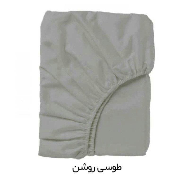 سرویس ملحفه مدل کشدوز میکروفایبر کد 90 یک نفره دو تکه