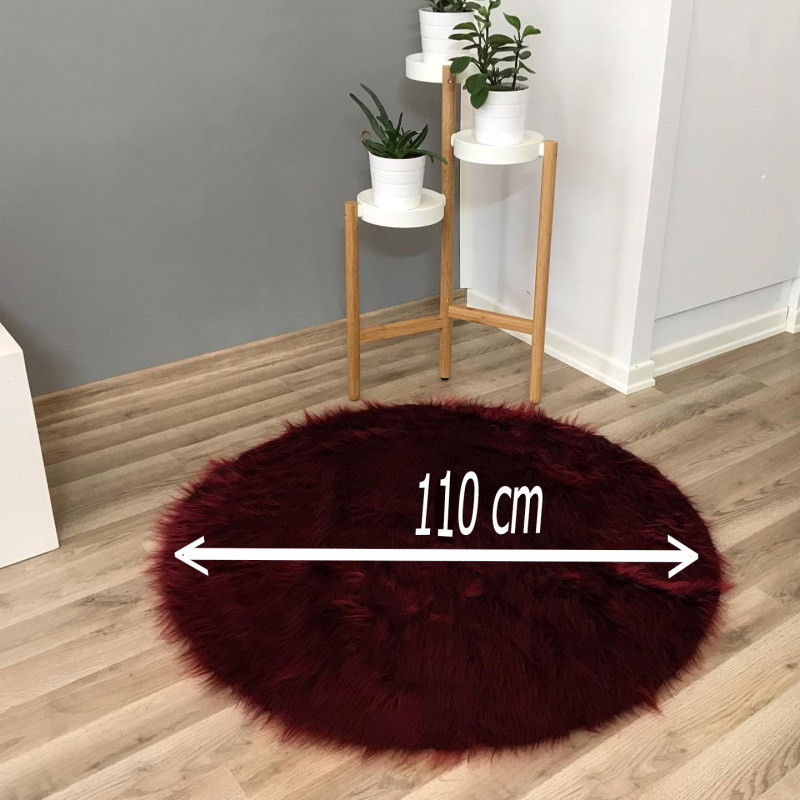 پادری هیراد هوم فرنشینگ طرح خز فانتزی سایز 110×110 سانتی متر