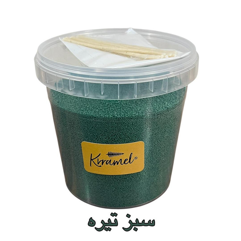 شمع کارامل مدل پودری