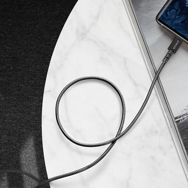 کابل تبدیل USB به USB-C انکر مدل Powerline Select Plus طول 0.9 متر