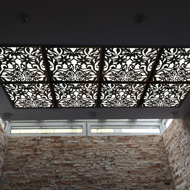 تایل سقفی بنی دکو مدل MC20 اندازه 60x60 سانتی متر مجموعه 4 عددی