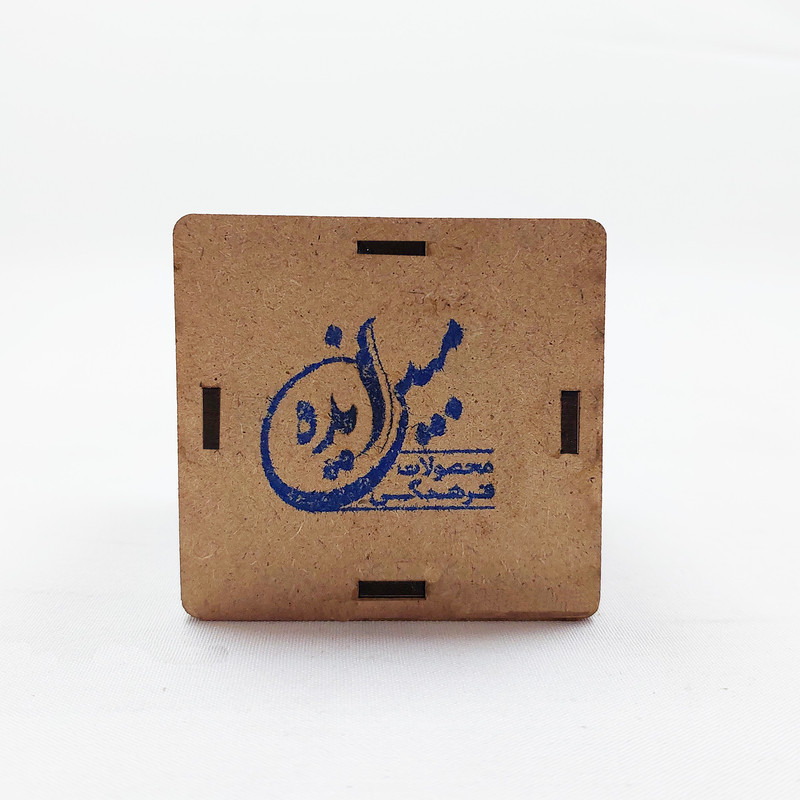 جاشمعی مدل چوبی طرح گل و مرغ ch5 کد 1664