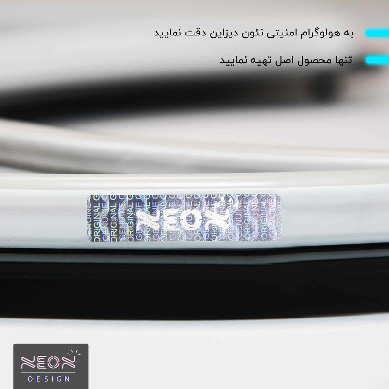 چراغ دیواری نئون دیزاین مدل Planet-BL_MLC