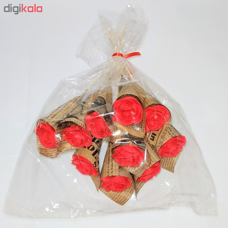 دسته گل رز مصنوعی کد Q-10