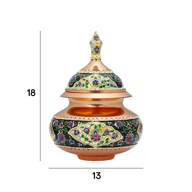 قندان مسی فراز هنر مدل پرداز دخلی کد 1-20