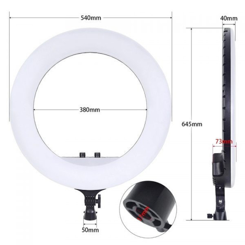 رینگ لایت  مدل RL-21 Ring Light به همراه سه پایه