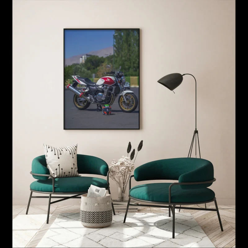 تابلو بکلیت طرح موتور سنگین هوندا cb1300 مدلB-pe130037