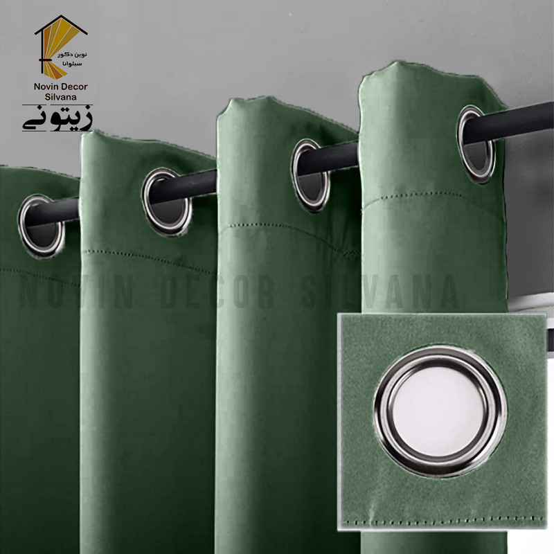 پرده نوین دکور سیلوانا مدل کتان کد 230 1 سایز 230 × 140 سانتی متر