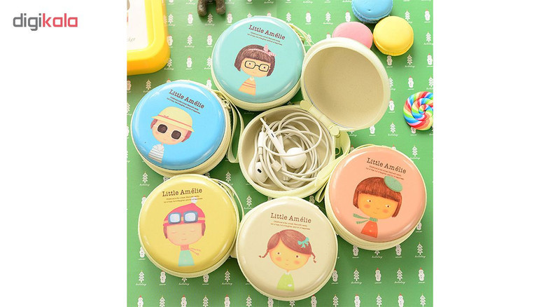 کیف هندزفری مدل LA01 طرح Little Amelie