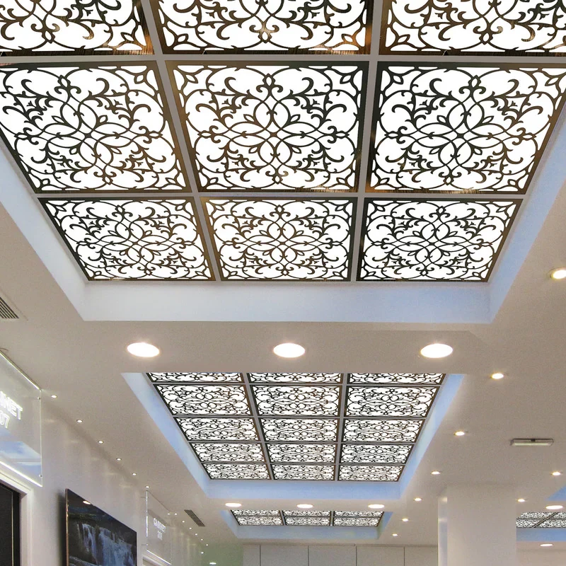 تایل سقفی آسمان مجازی بنی دکو مدل MC47 اندازه 60x60 سانتی متر مجموعه 4 عددی