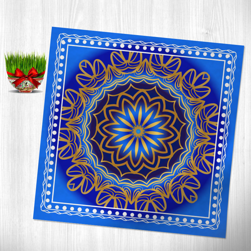 رومیزی مدل نوروز طرح چمان کد TDn-910-D