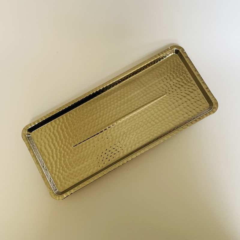 رولت خوری مسی مدل مستطیلی پایه دار کد ZH424.2