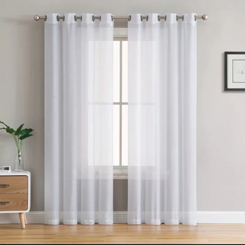 پرده مدل پانچی حریر اسکاچی سایز 150x280 سانتی متر