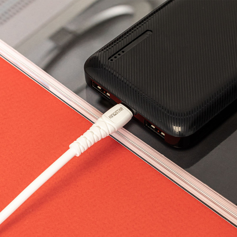کابل تبدیل USB به microUSB کینگ استار مدل K520A طول 0.25 متر