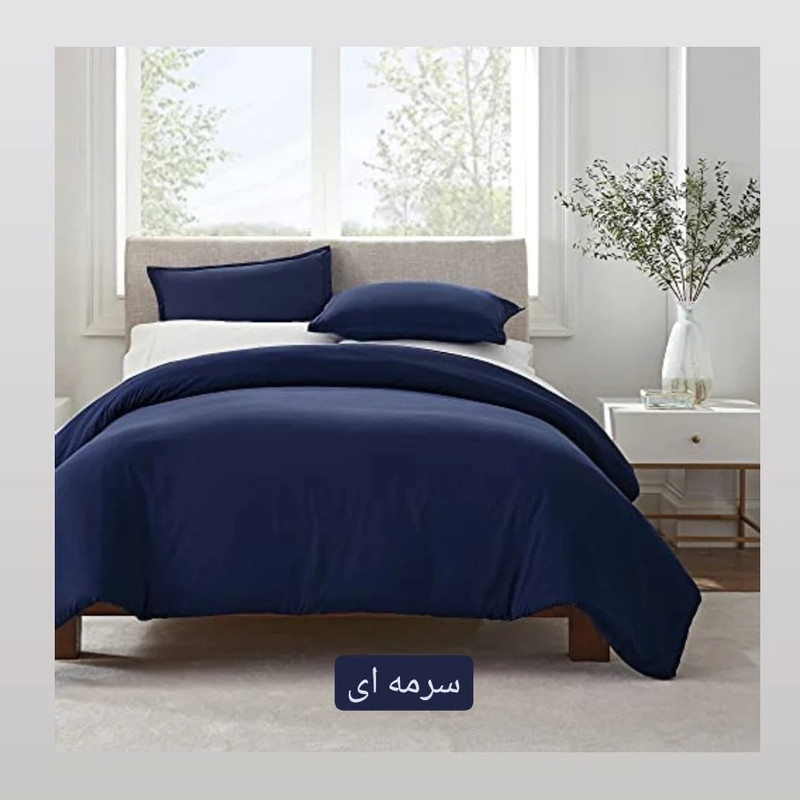 سرویس روتختی مدل میکروفایبر niki05.210S.25  کد 160 دو نفره شش تکه