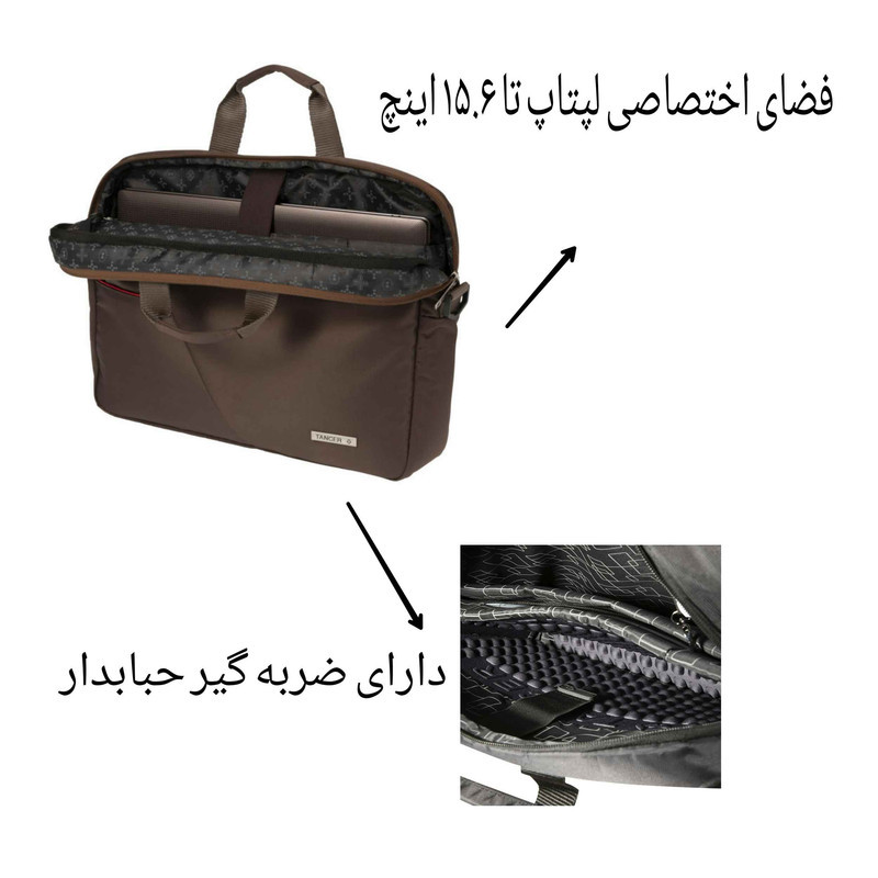 کیف لپ تاپ تنسر مدل 110 مناسب برای لپ تاپ 15.6 اینچی